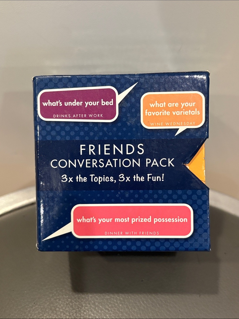 TableTopics Friends Conversation Pack, a game for social gatherings